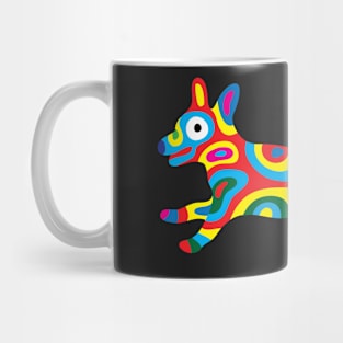 Rainbow Dog 3 Mug